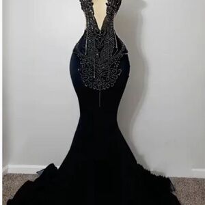 Elegant Black Evening Gown